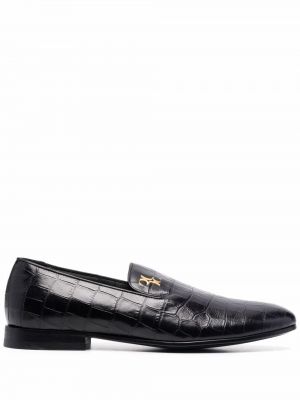 Skinn loafers Billionaire svart