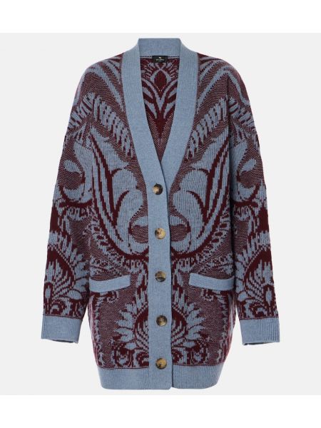 Oversized ull strikkegenser Etro