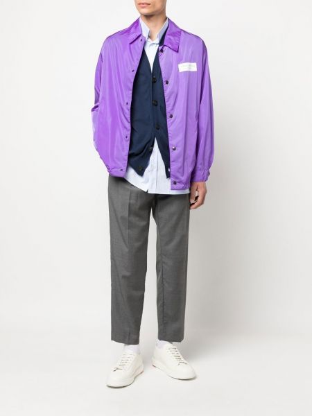 Marškiniai su sagomis Mackintosh violetinė