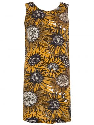 Mini obleka s cvetličnim vzorcem s potiskom Osklen