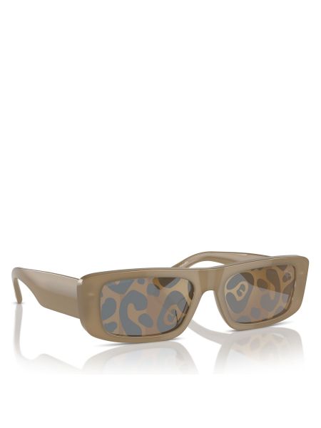 Okulary przeciwsłoneczne Emporio Armani beżowe