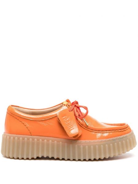Sneakers Clarks πορτοκαλί