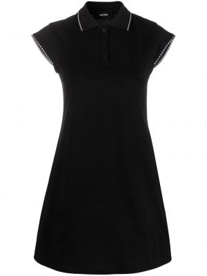 Čipkované mini šaty We11done čierna