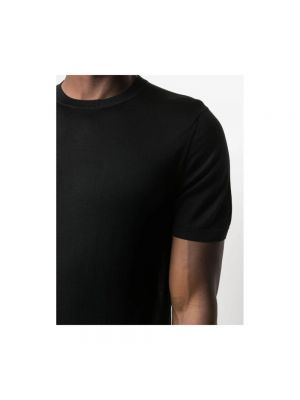 Camiseta de seda Mauro Ottaviani negro