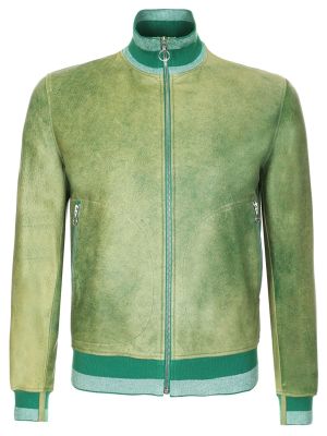 Кожаная куртка Seraphin зеленая