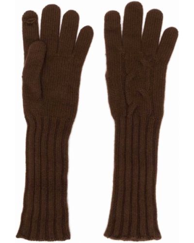 Перчатки Loro Piana, коричневый