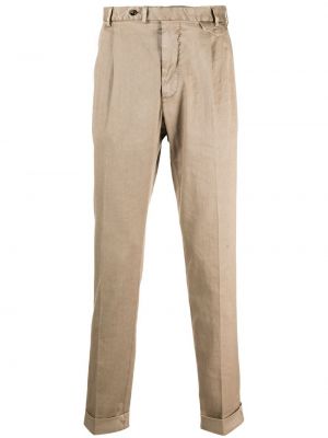 Rovné kalhoty Dell'oglio khaki