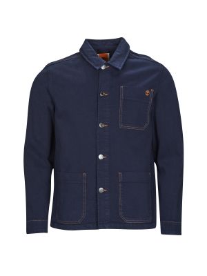 Podnikania bavlnená džínsová bunda Timberland modrá