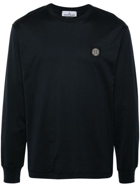 Puuvilla t-paita Stone Island sininen