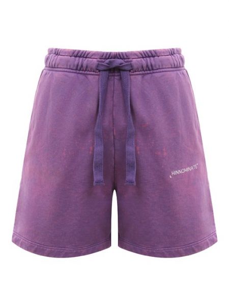 Хлопковые шорты Hinnominate фиолетовые