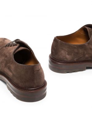 Zapatos derby de ante Brunello Cucinelli marrón