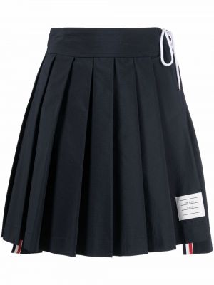 Plisirana mini suknja Thom Browne plava