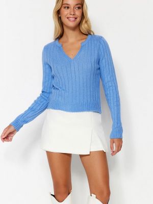 Пуловер Trendyol голубой