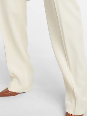 Rovné nohavice s vysokým pásom Altuzarra biela