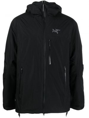Izolirana jakna s kapuco Arc'teryx črna