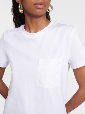 T-shirt en coton Max Mara blanc