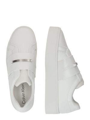 Slip-on ниски обувки Calvin Klein бяло