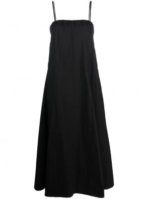 Bavlněné dlouhé šaty Dorothee Schumacher - černá