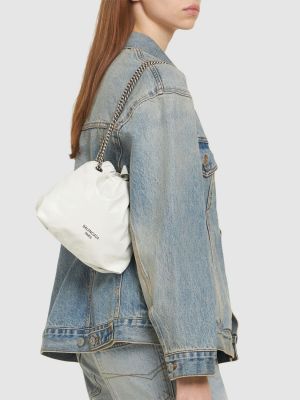 Leder shopper handtasche Balenciaga weiß