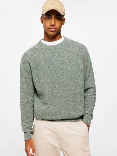 Пуловер Springfield зеленый
