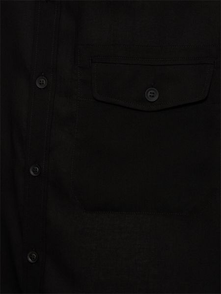 Asimetrična srajca Yohji Yamamoto črna