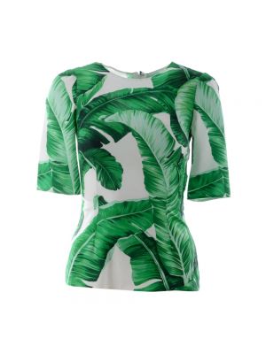 Bluzka Dolce And Gabbana zielona