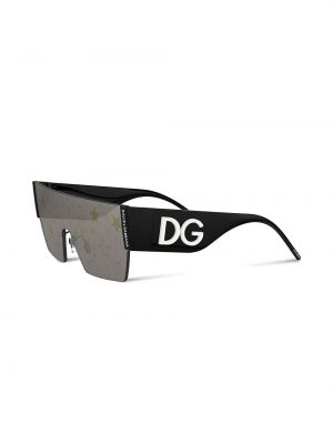 Okulary przeciwsłoneczne z nadrukiem w gwiazdy Dolce & Gabbana Eyewear czarne