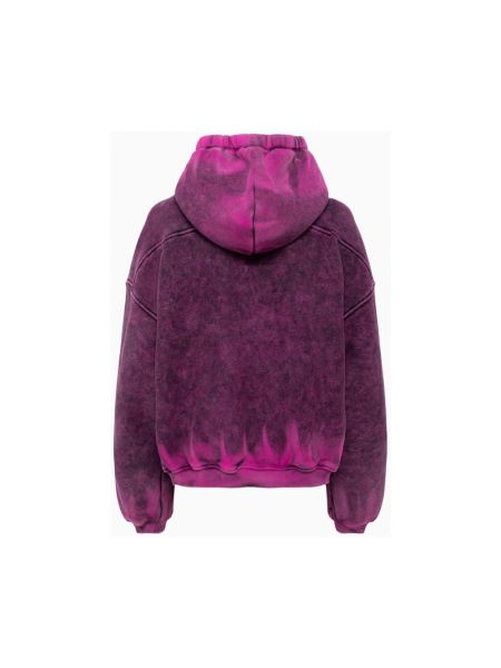 Sudadera con capucha de algodón Alexander Wang violeta