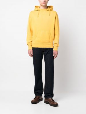 Einfarbiger hoodie Ralph Lauren Rrl gelb