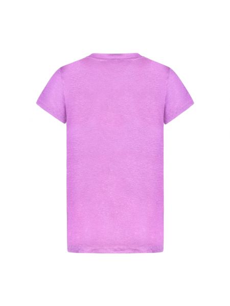 Camiseta de lino Iro violeta