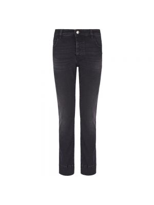 Retro skinny jeans Emporio Armani schwarz