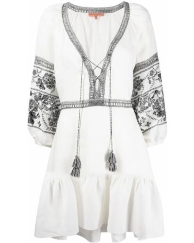 Brodert dress Ermanno Scervino hvit