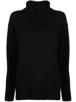 Μάλλινος πουλόβερ από μαλλί merino Joseph μαύρο