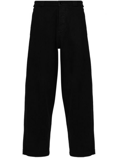 Pantaloni din bumbac Ymc negru