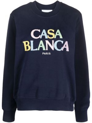 Sweatshirt Casablanca blå