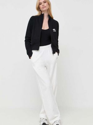 Bluza rozpinana Karl Lagerfeld czarna