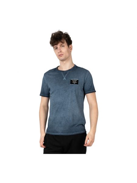 T-shirt mit rundem ausschnitt Guess blau