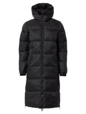 Nylonový priliehavý kabát na zips Schott Nyc - čierna