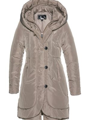 Стеганое пальто Bpc Selection коричневое