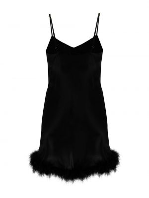 Sukienka z perełkami w piórka Gilda & Pearl czarna