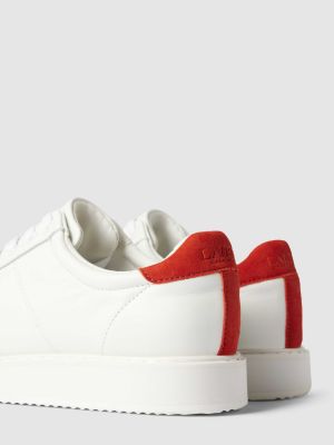 Sneakersy skórzane Ralph Lauren białe