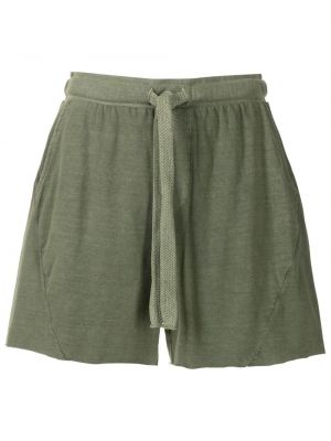 Bombažne kratke hlače Osklen zelena