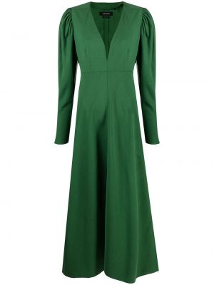 Vestido midi Isabel Marant verde
