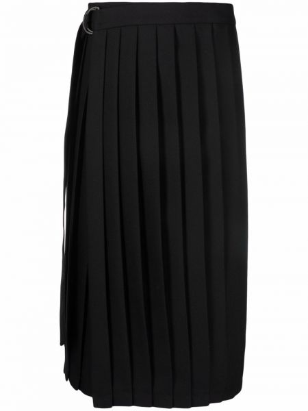 Plisované midi sukně Ami Paris černé