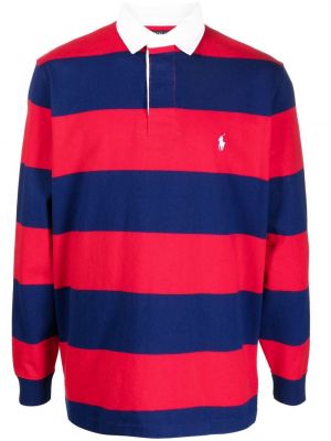 Pikowany haftowany sweter z kapturem Polo Ralph Lauren