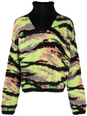 Sweter z nadrukiem w tygrysie prążki Erl