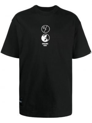 T-shirt con stampa Izzue nero