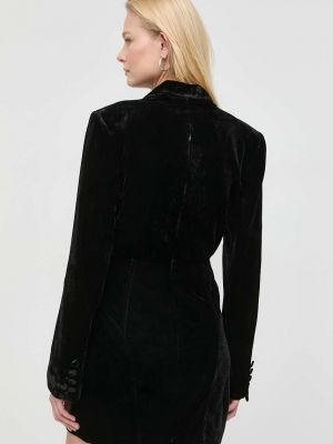 Testhezálló mini ruha Bardot fekete