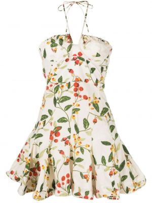 Květinové mini šaty s potiskem Agua By Agua Bendita