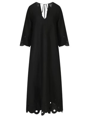 Льняное платье Holy Caftan черное